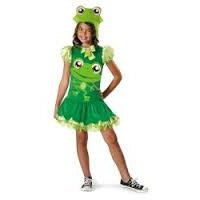 We master our hands a pretty frog costume