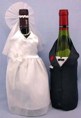 Interesting bottles. Wedding accessories